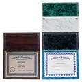 Certificate Holder Plaque w/Side Opening (10 1/2"x13")